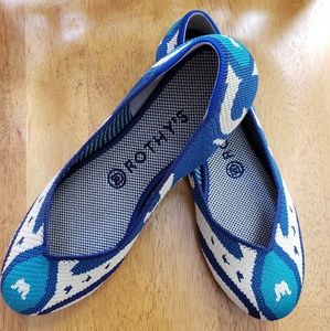 Rothy's Retired Morrocan Blue flats